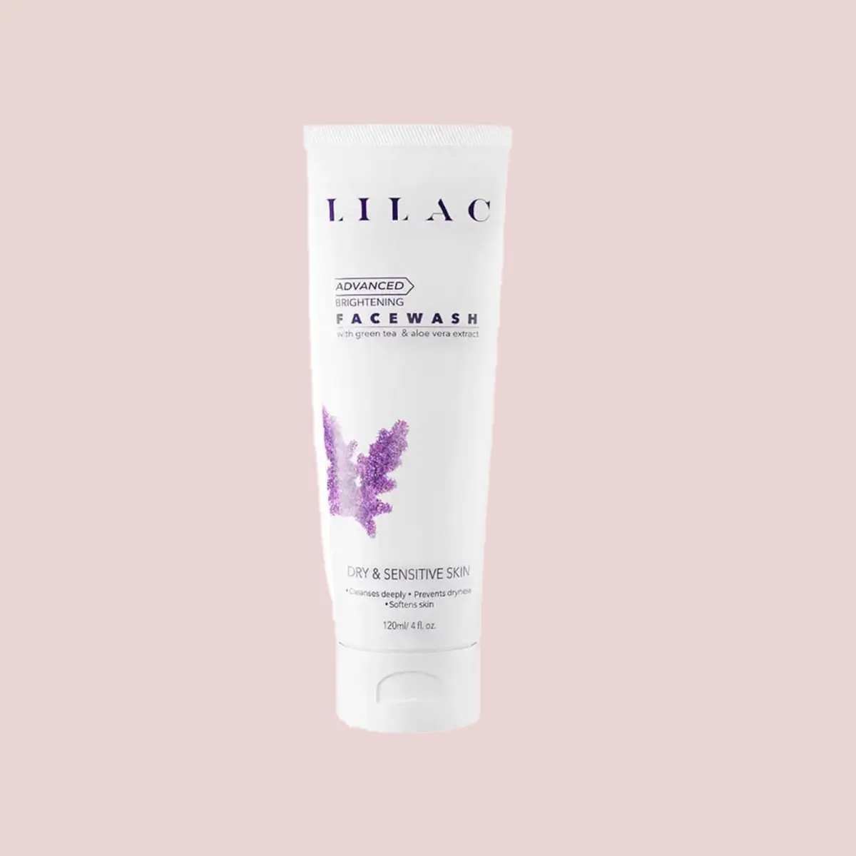 Lilac Advanced Brightening Face Wash with Green Tea & Aloe Vera Extract (120 ml)