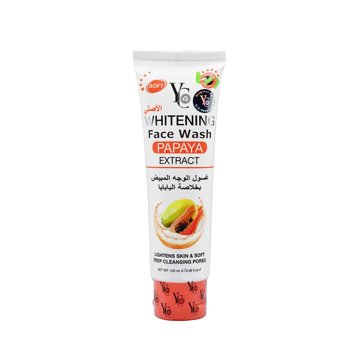YC Whitening Face Wash - Papaya Extract (100 ml)