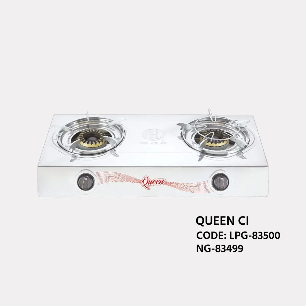 RFL 2-04 SRB Double Burner Stainless Steel Gas Stove