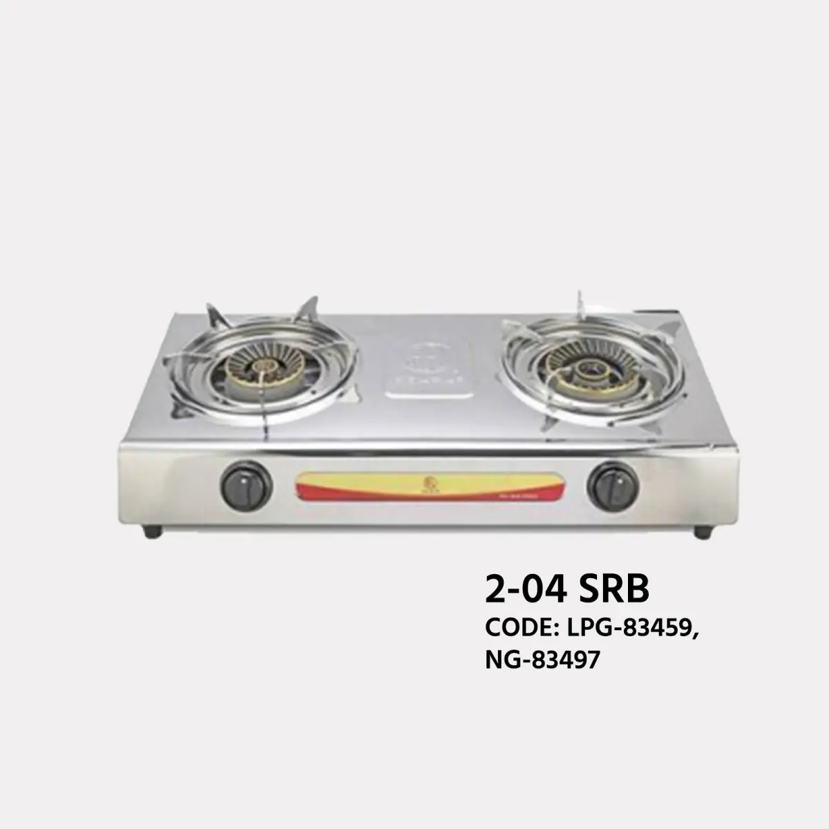 RFL Queen CI Double Burner Stainless Steel Gas Stove