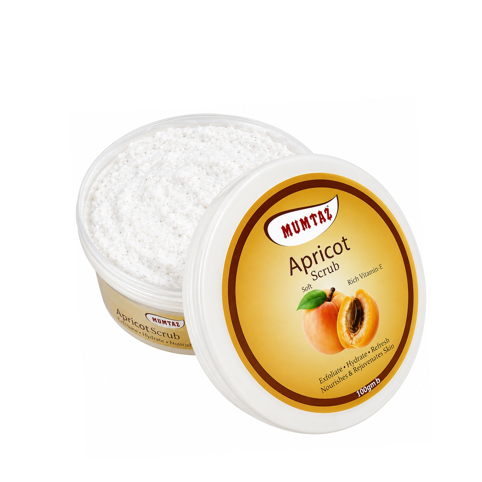 Mumtaz Apricot Scrub with Rich Vitamin-E - 100g