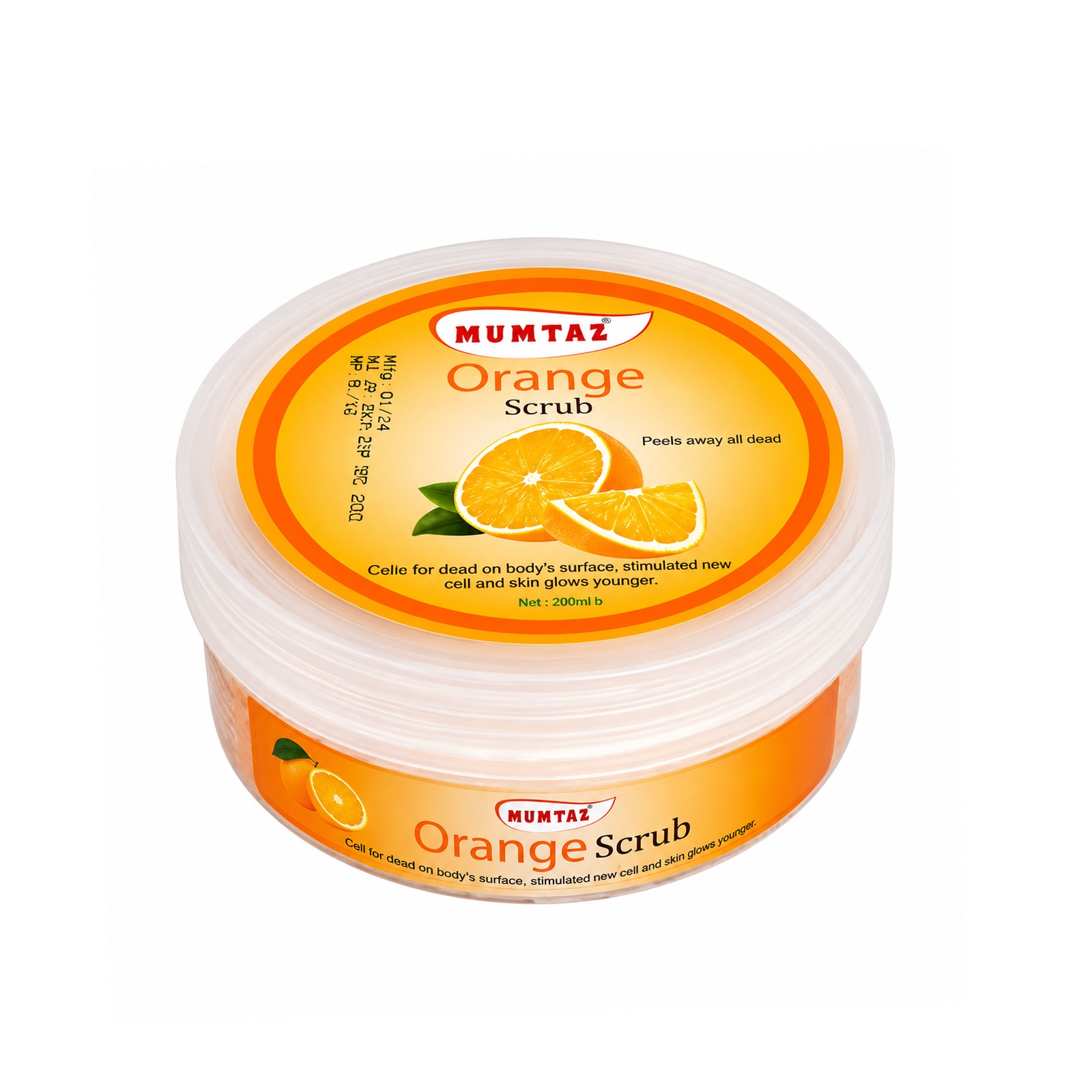 Mumtaz Orange Scrub - 200ml b