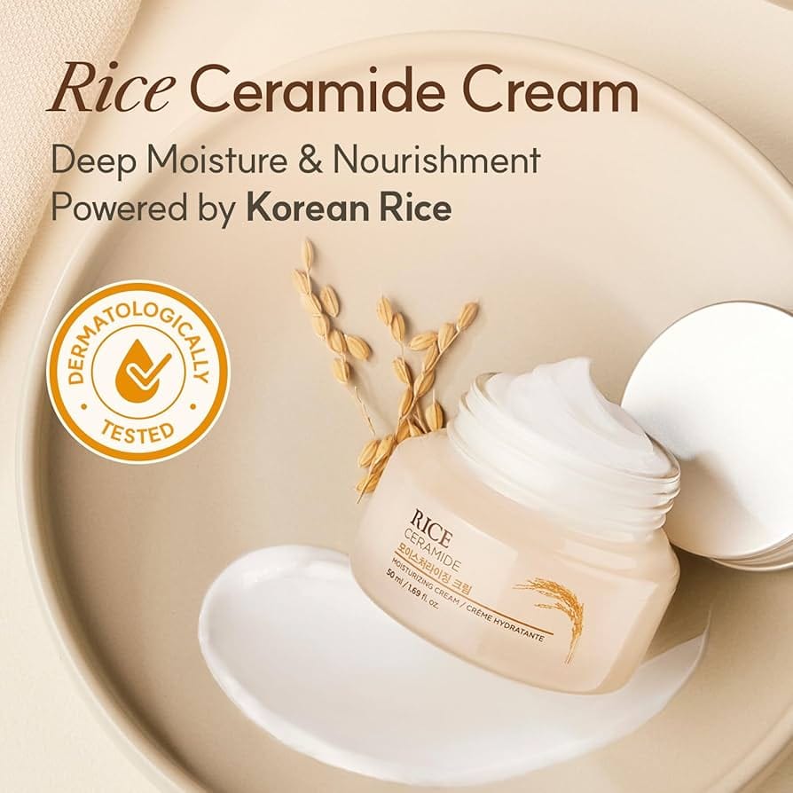 The Face Shop Rice & Ceramide Moisturizing Cream - 50ml