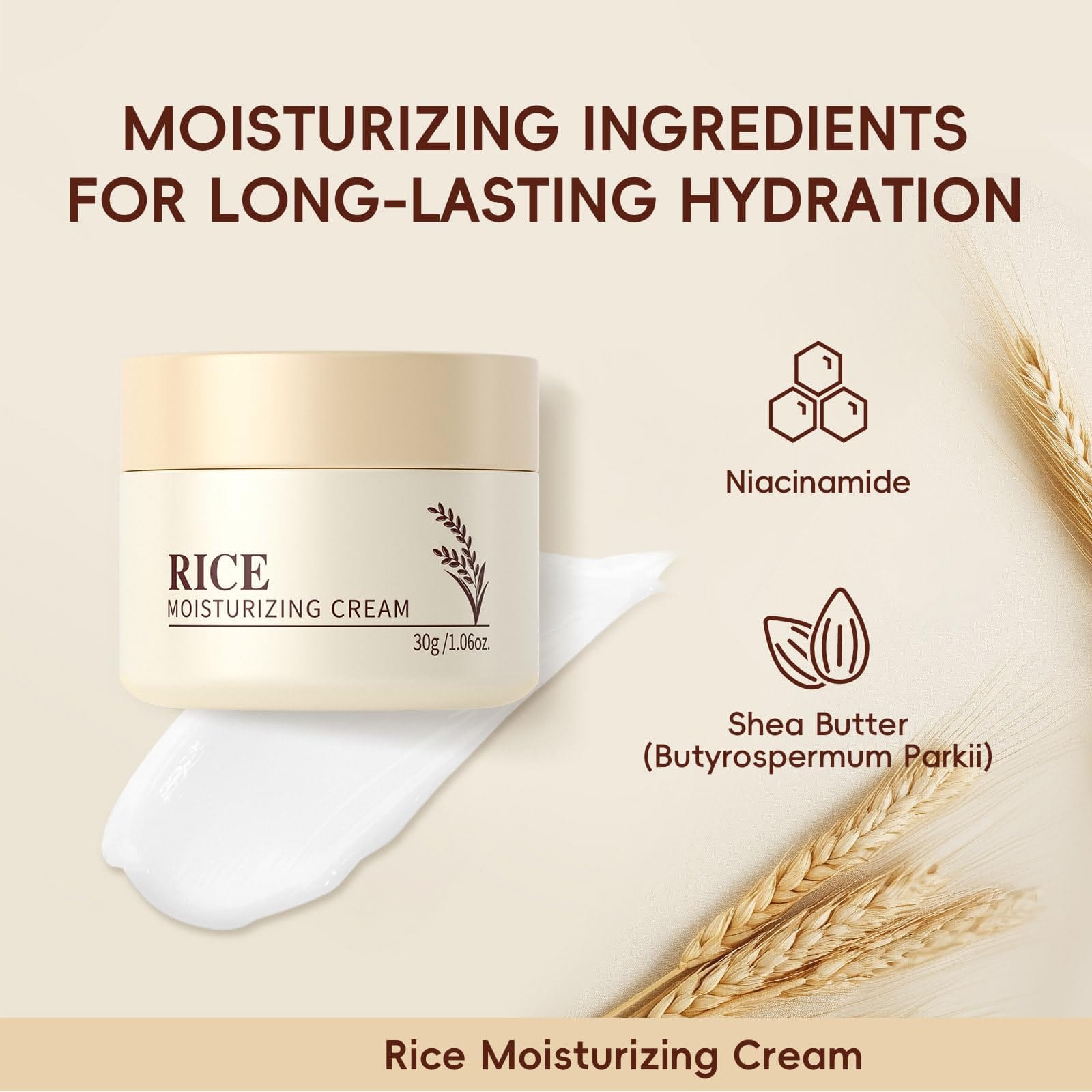 Rice Moisturizing Cream - 30g