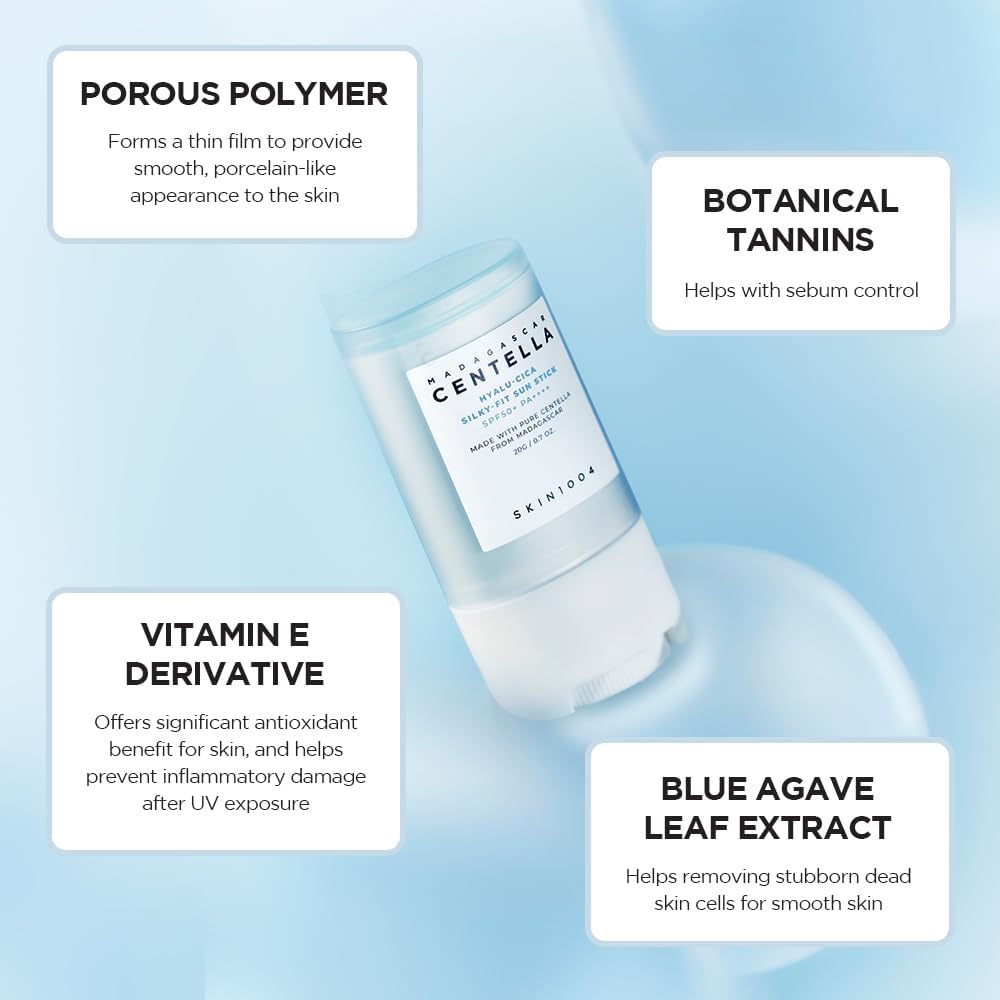 SKIN1004 Madagascar Centella Hyalu-Cica Silky-Fit Sun Stick - 20g