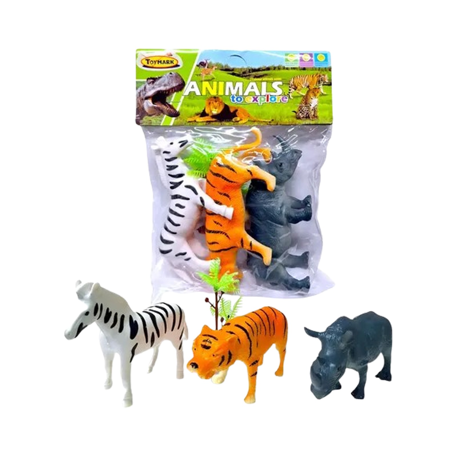 Toymark Animals to Explore Wild Animal Figure Set