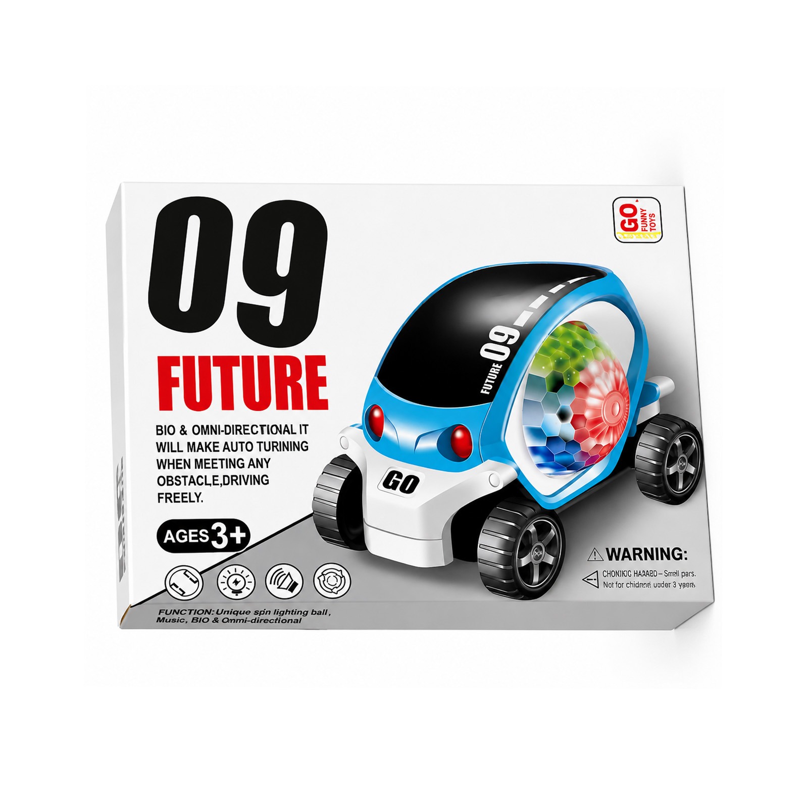09 Future Omni-Directional Concept Lighting Car with Music