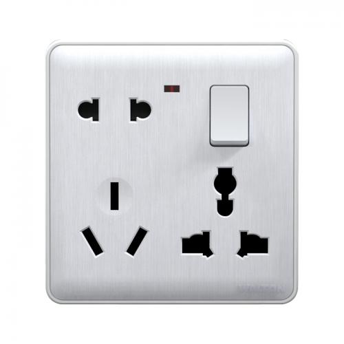 WGMSW (White) Multi Socket with Switch