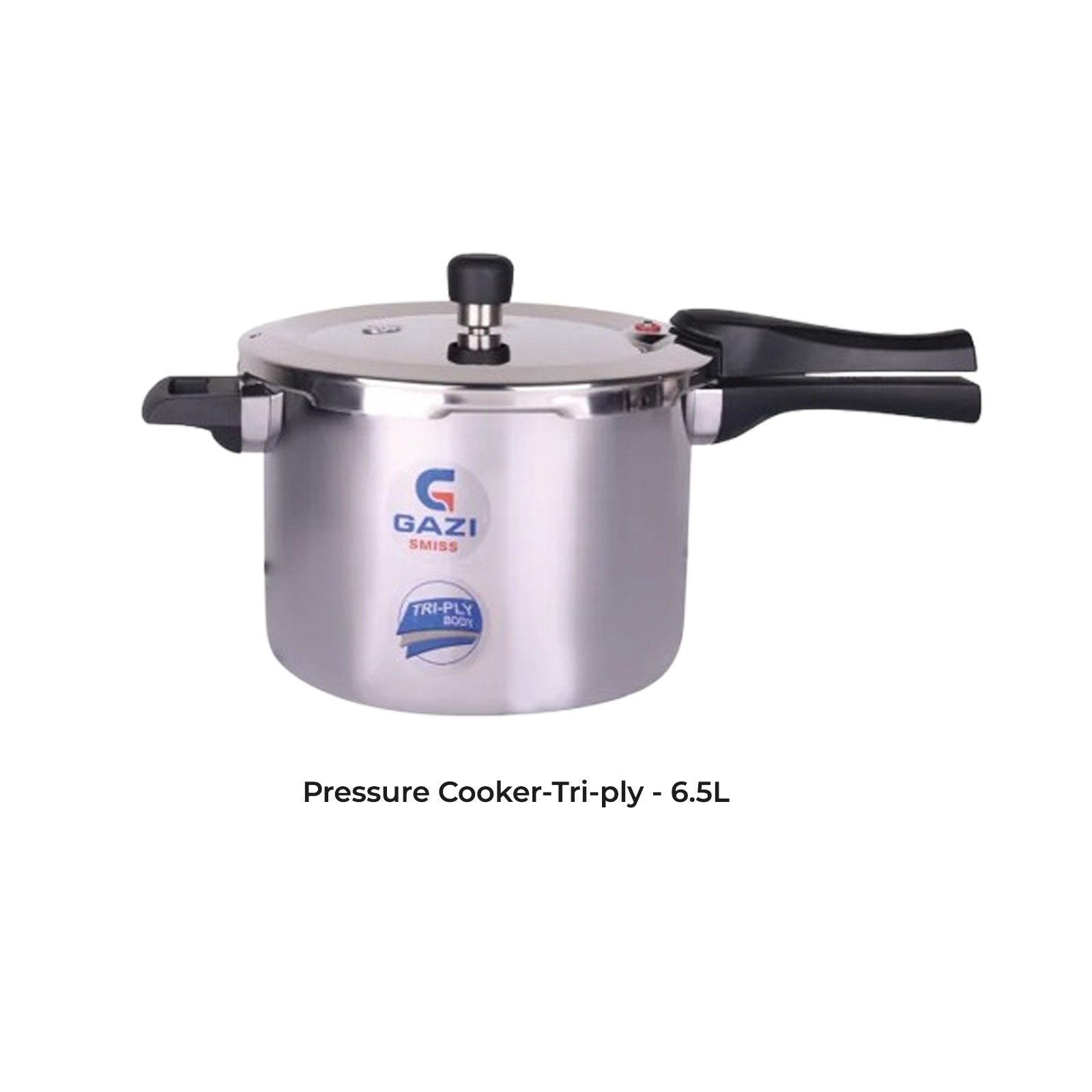 Gazi Smiss Tri-ply 6.5L Pressure Cooker