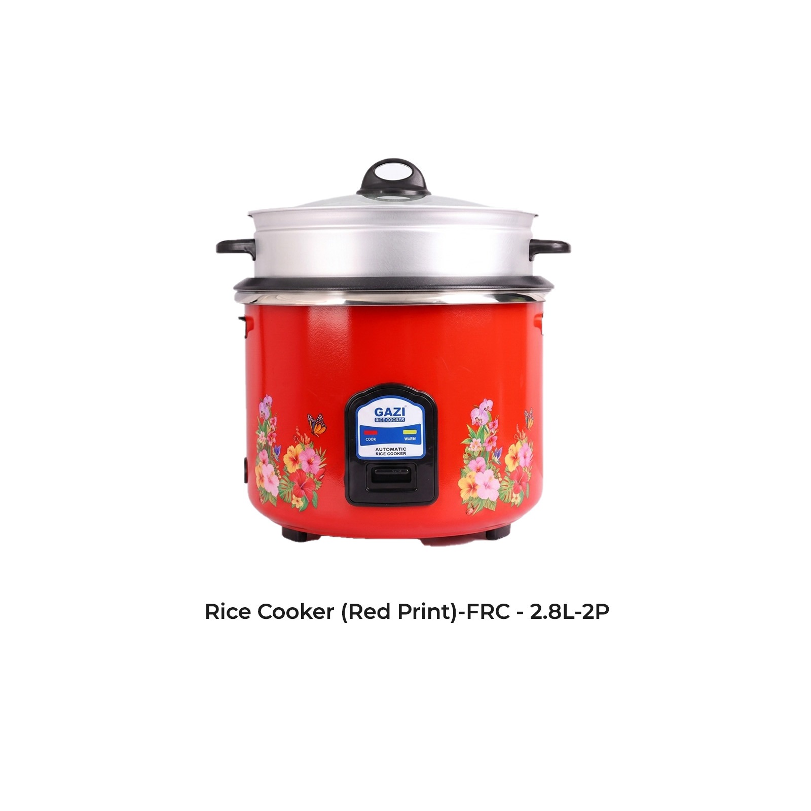 Gazi Rice Cooker (Red Print)-FRC-2.8L-2P