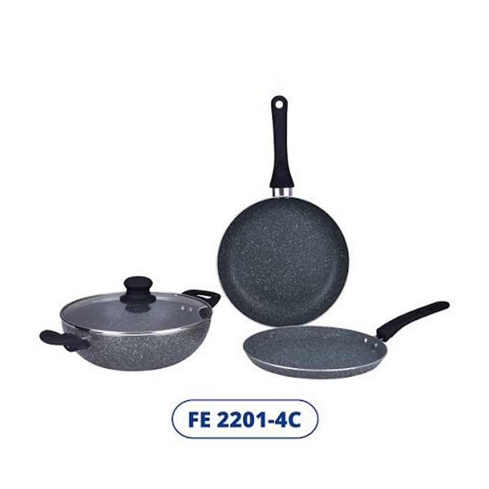 Gazi Non-Stick Cookware Set (FE 2201-4C)
