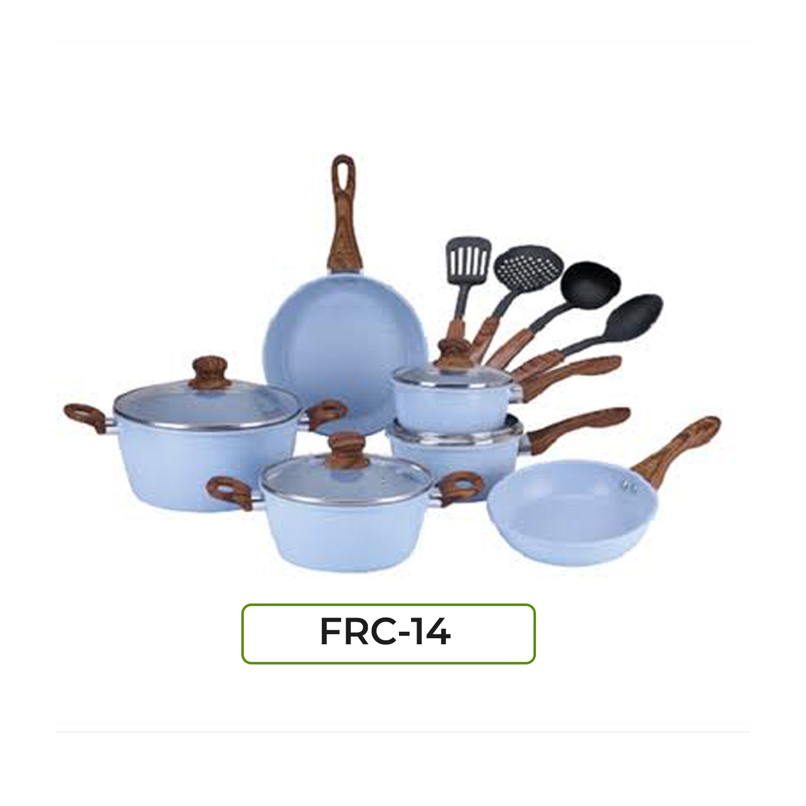 Gazi Non-Stick Cookware Set (FRC-14)