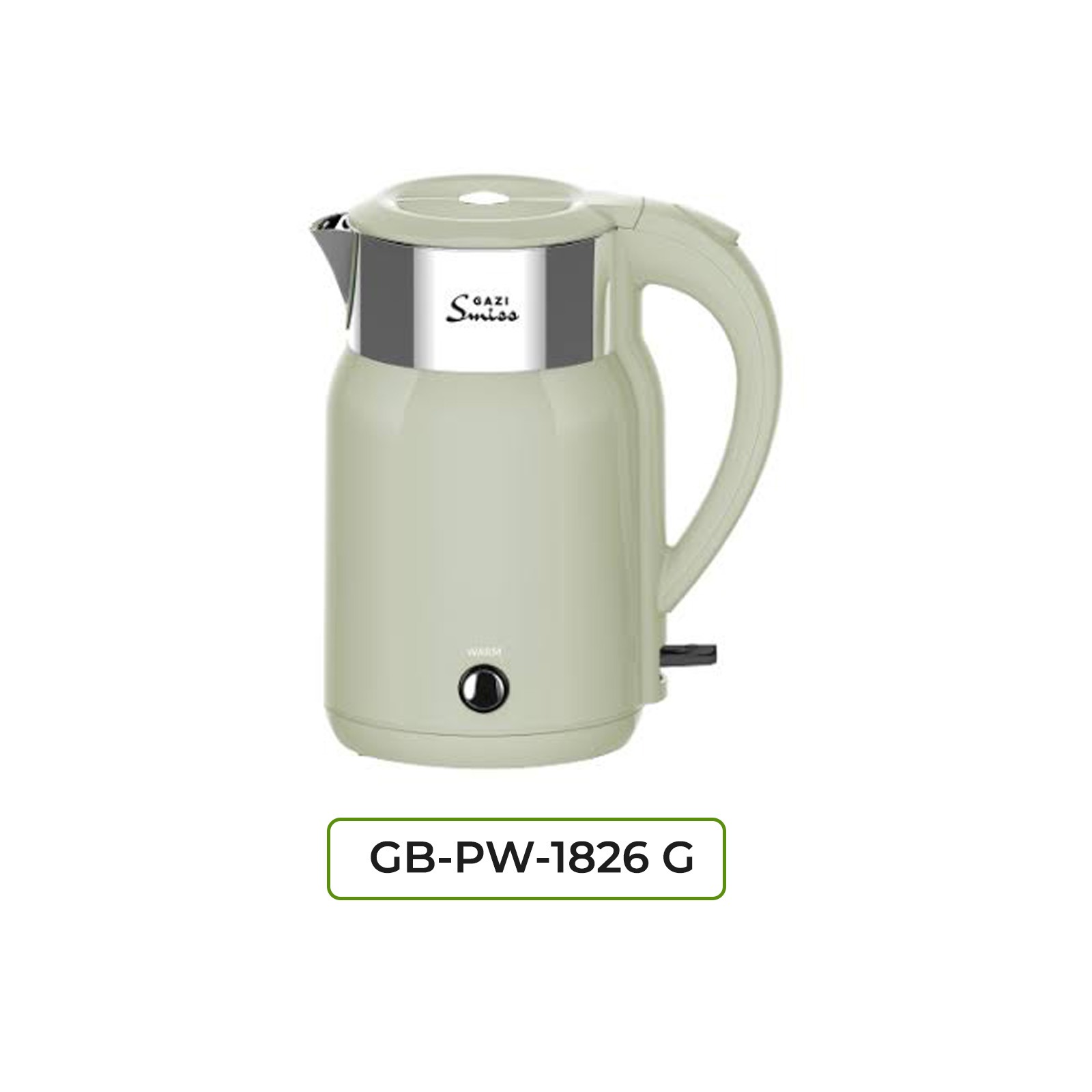 Gazi Smiss Electric Kettle (GB-PW-1826 G)