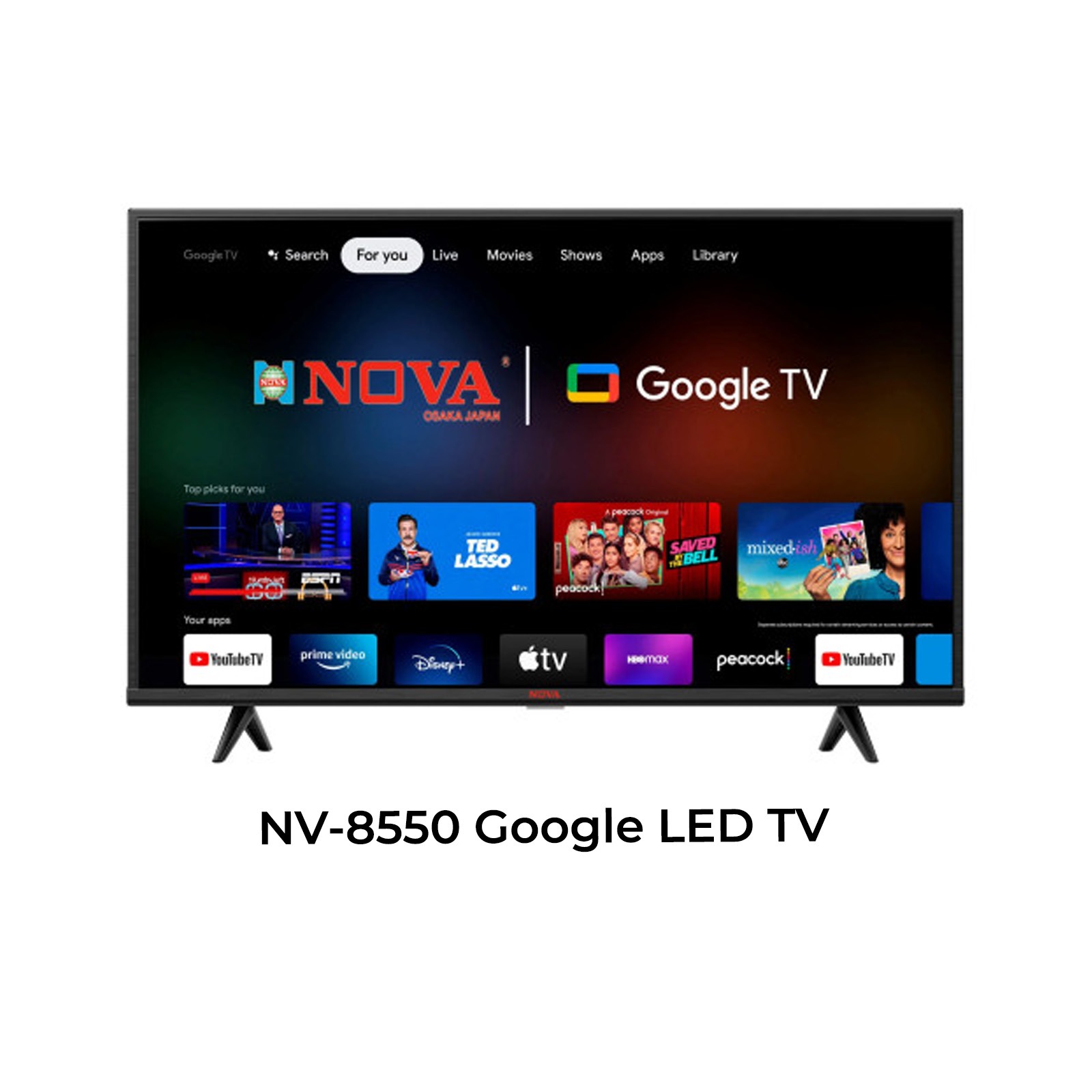 NOVA NV-8550 85 Inch Google TV Smart LED TV