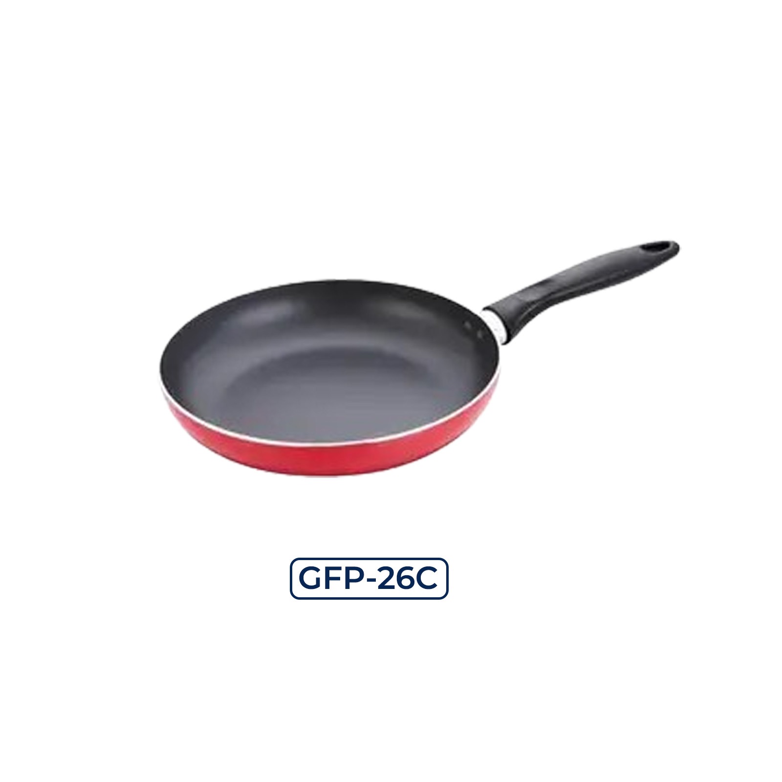Premium Non-Stick Fry Pan (26cm) – GFP-26C (Red Edition)