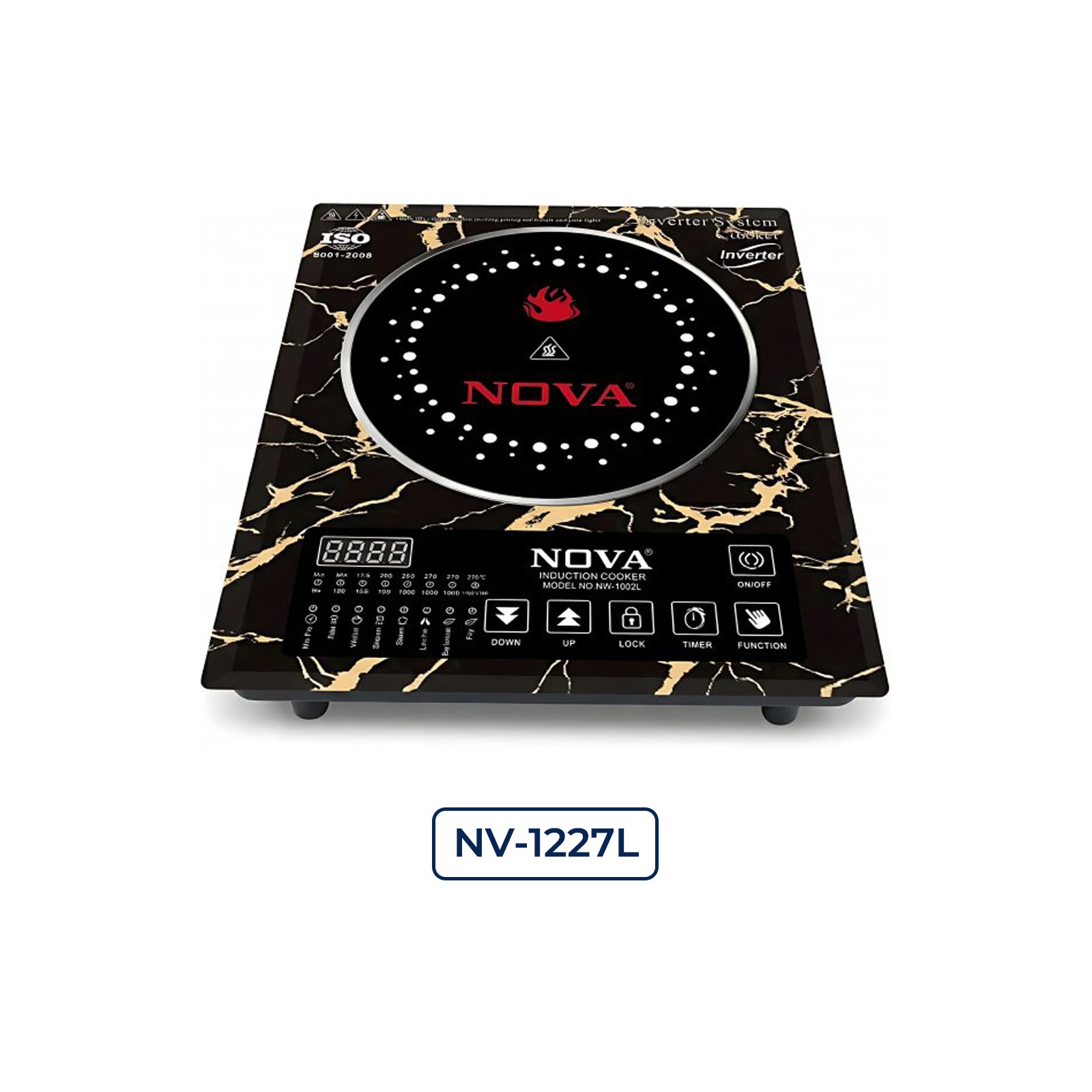 NOVA NV-1227L Infrared & Induction Cooker