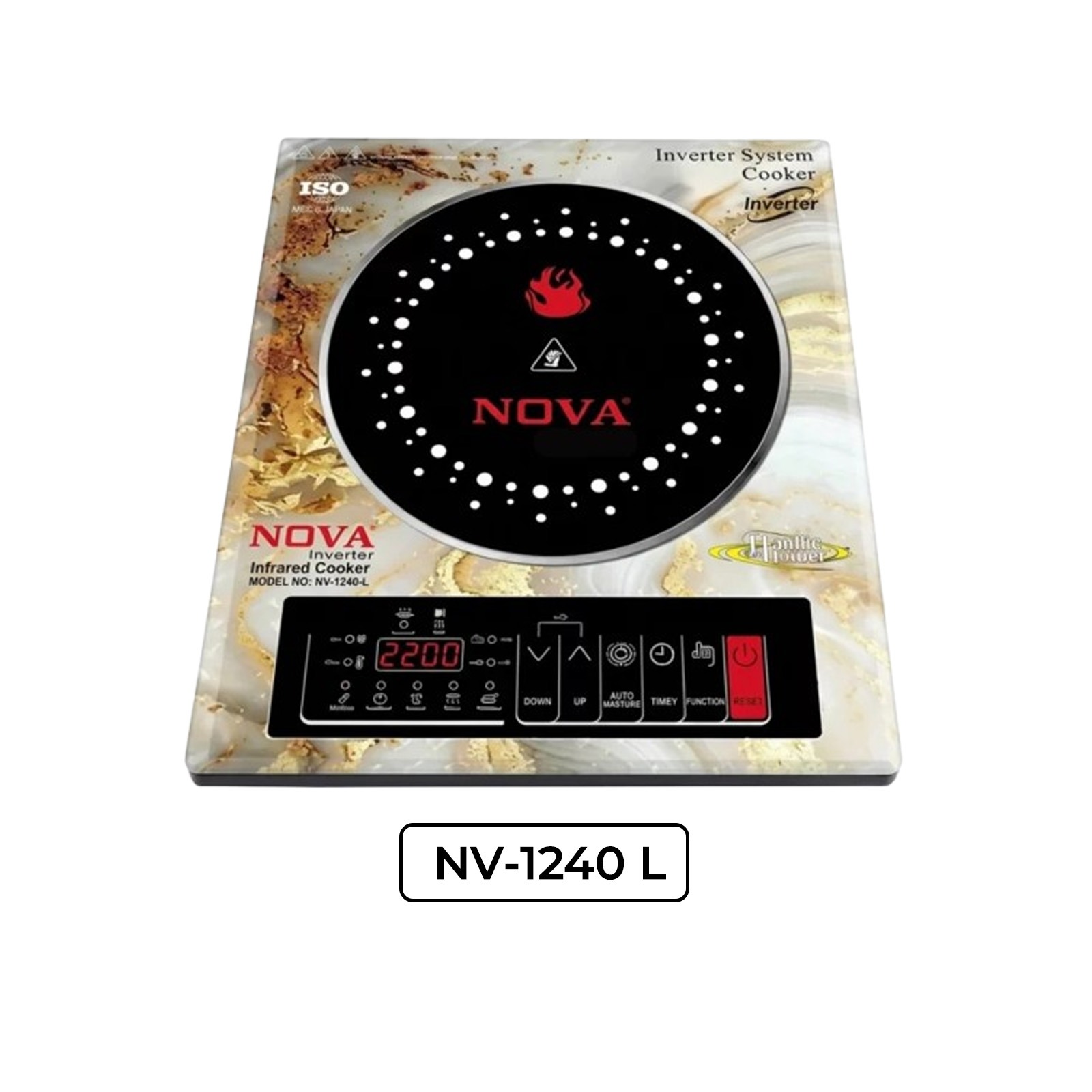 NOVA NV-1240-L Inverter Friendly Infrared Cooker