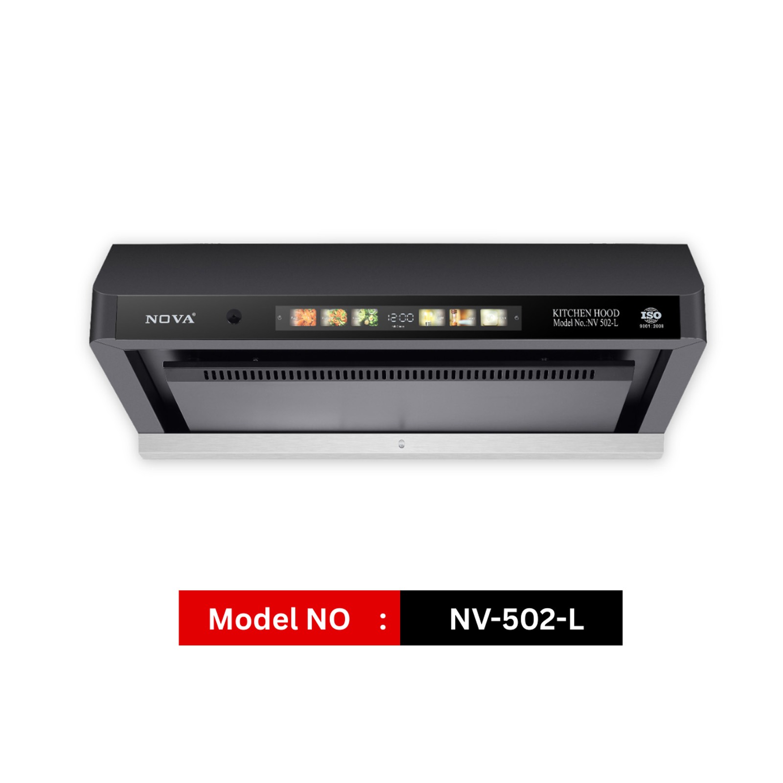 NOVA Kitchen Hood NV-502-L | Double Motor | Slim Design | Voice Control