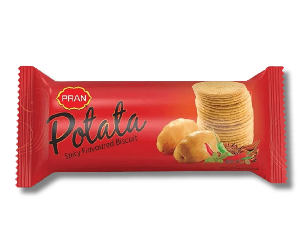 Pran Potata Spicy Flavoured Biscuit 100gm