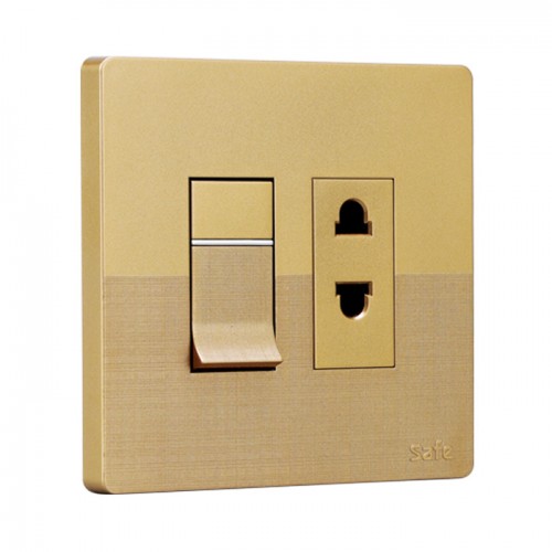 2 Pin Socket with Switch
