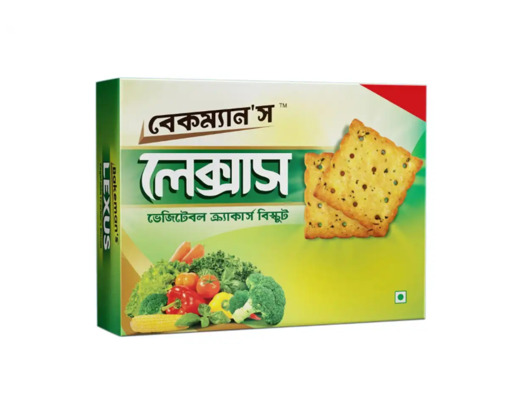 Bakeman's Lexus Vegetable Crackers Biscuit 180gm