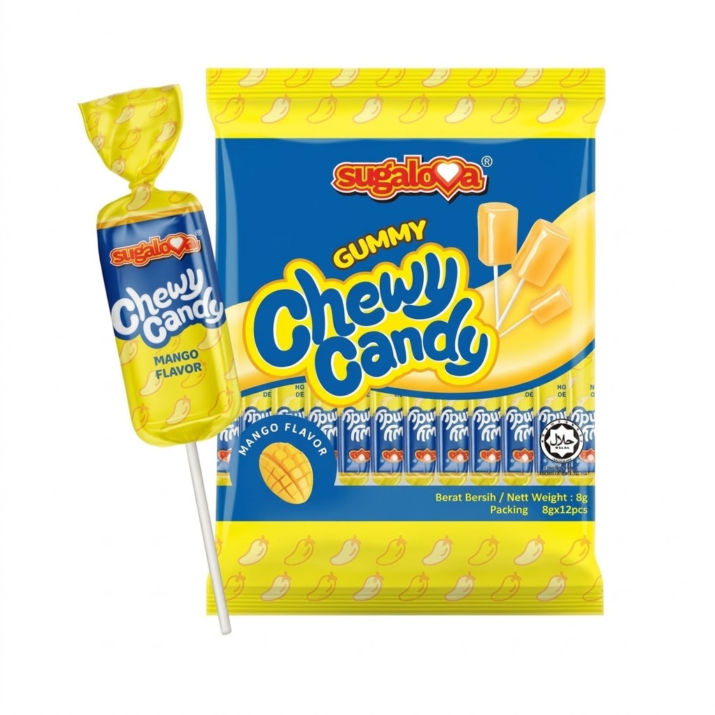 Sugalova Gummy Chewy Candy (mango-flavored)