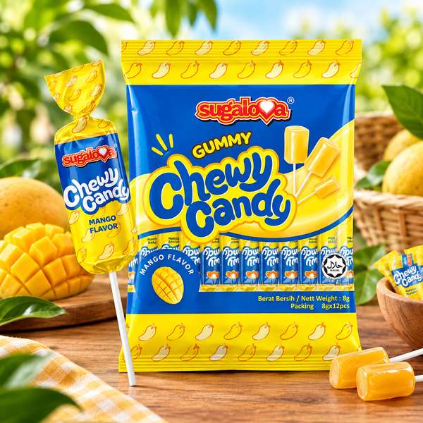 Sugalova Gummy Chewy Candy (mango-flavored)