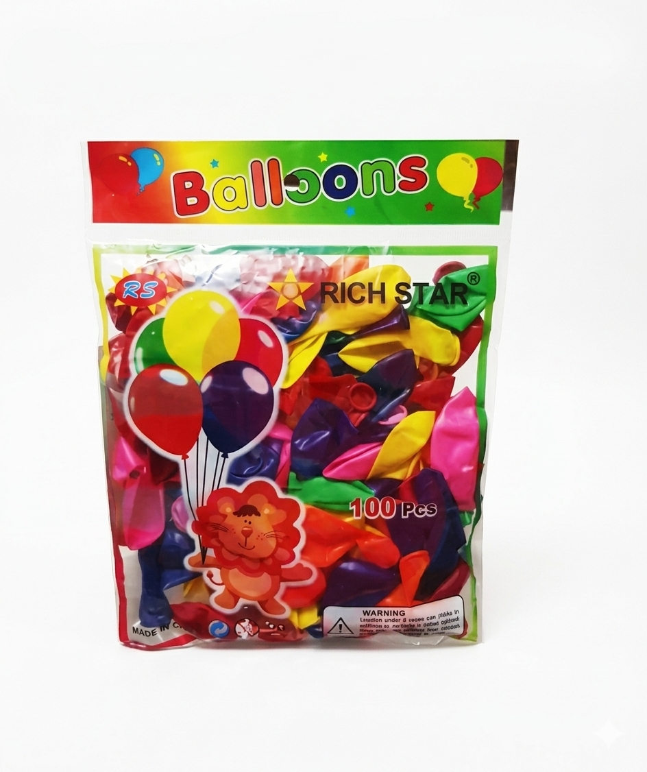 Rich Star Balloons 100 Pieces