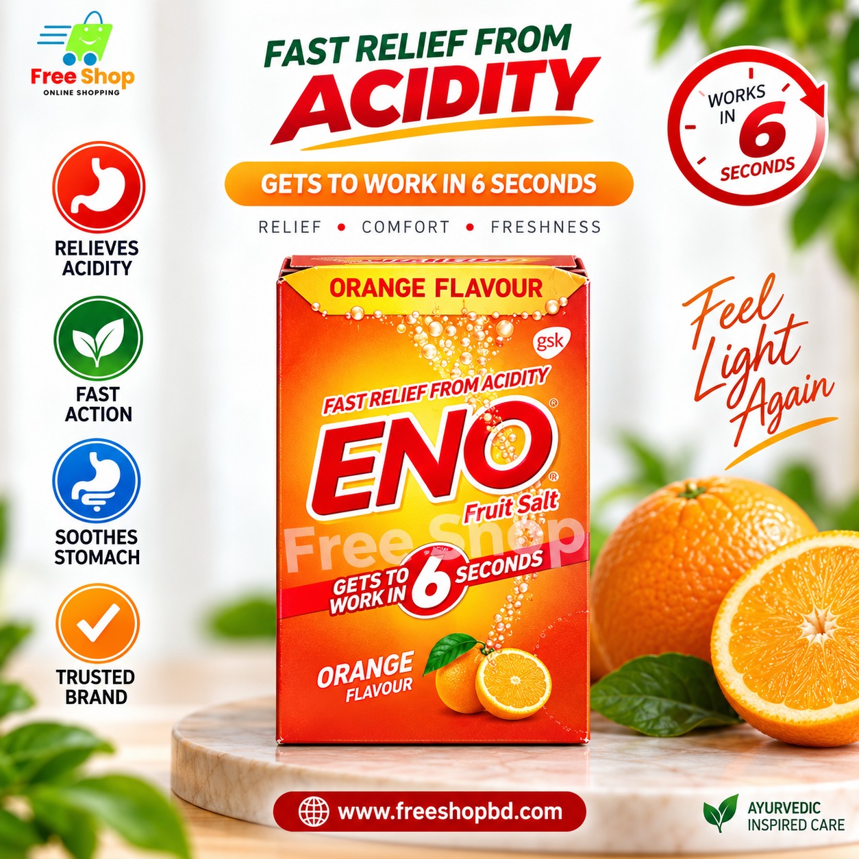 ENO-Orange Flavour-(ইনো-অরেঞ্জ ফ্লেভার)