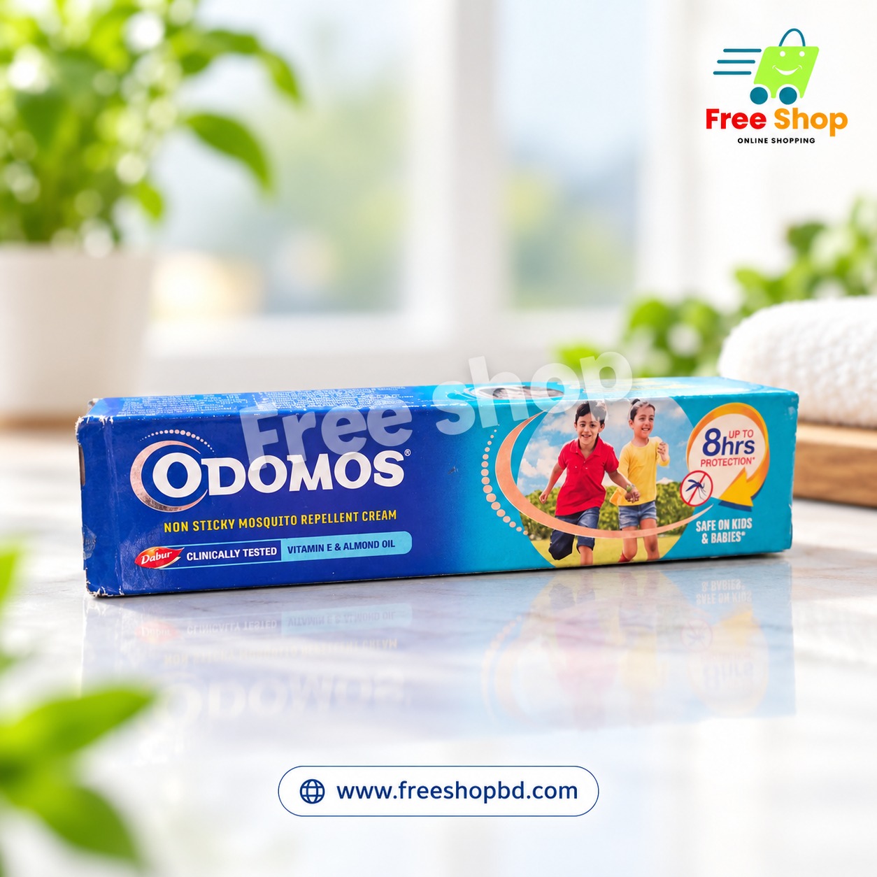Odomos Non Sticky Mosquito Repellent Cream (ওডোমস নন-স্টিকি মশানিরোধক ক্রিম)