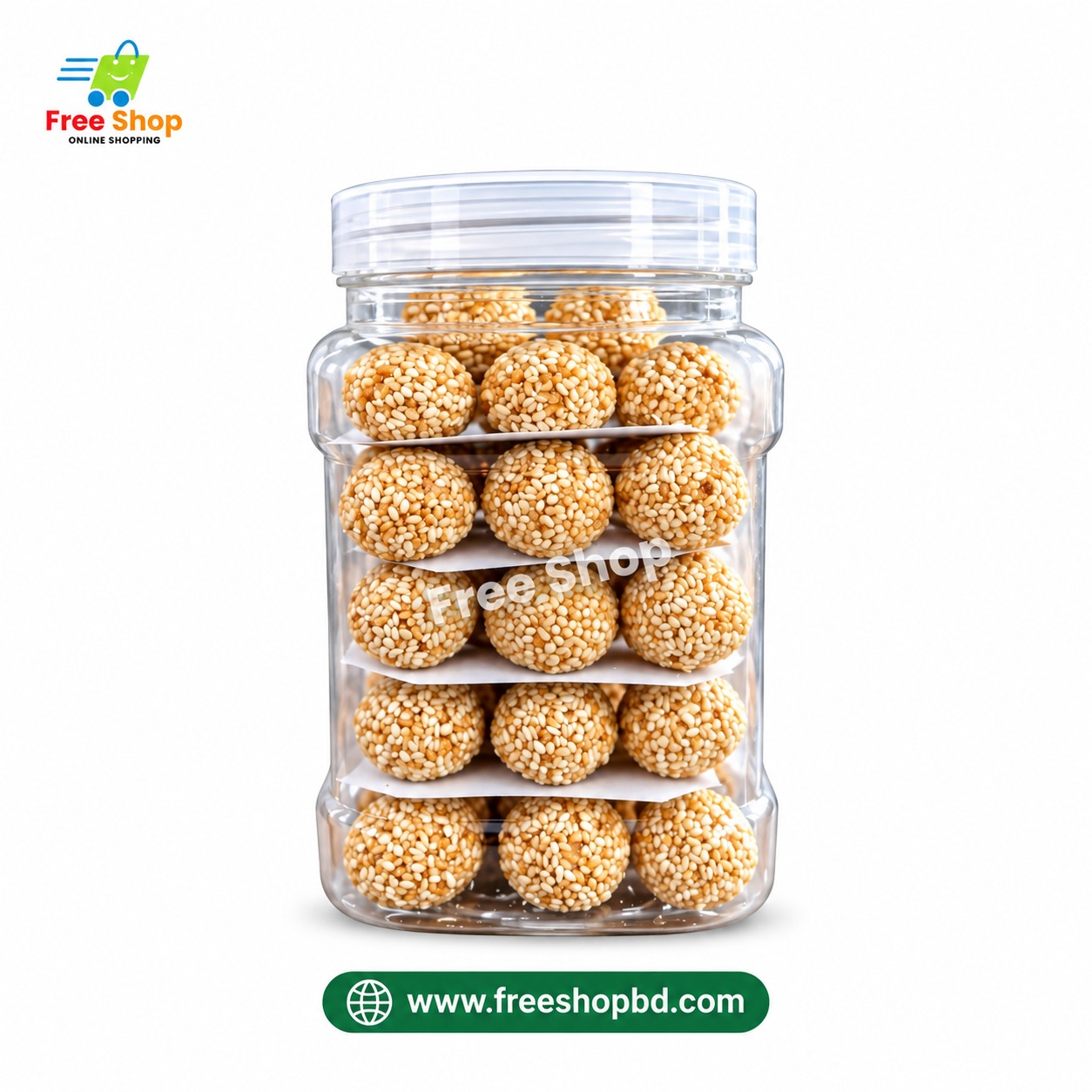 স্পেশাল নারিকেল তিলের নাড়ু 40ps