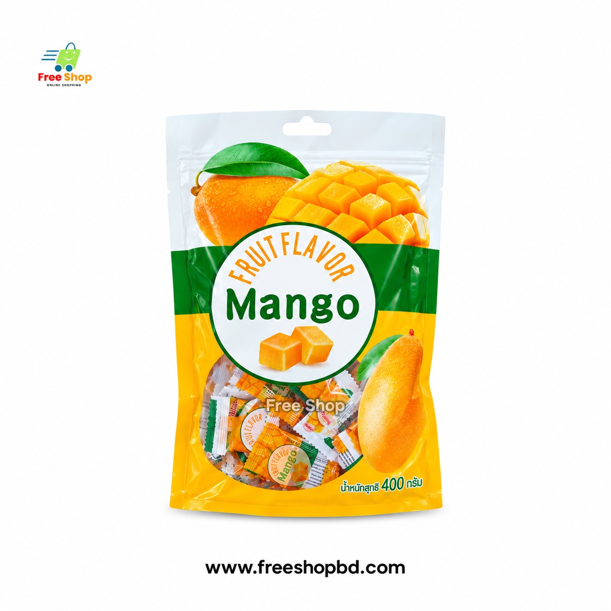 Nuoqai ফ্রুট ফ্লেভার ম্যাঙ্গো সফট গামি ক্যান্ডি