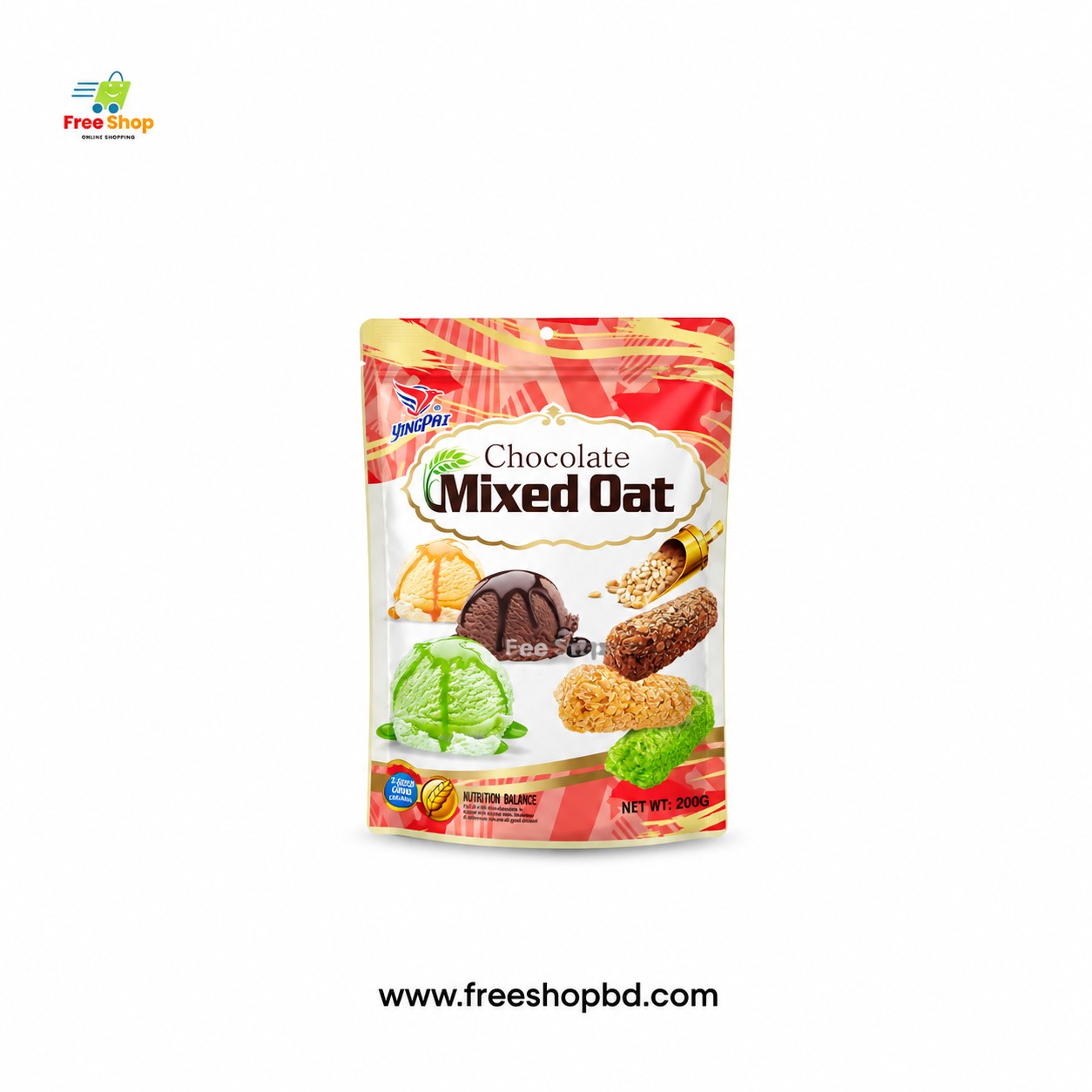 YINGPAI চকলেট মিক্সড ওট (Chocolate Mixed Oat)