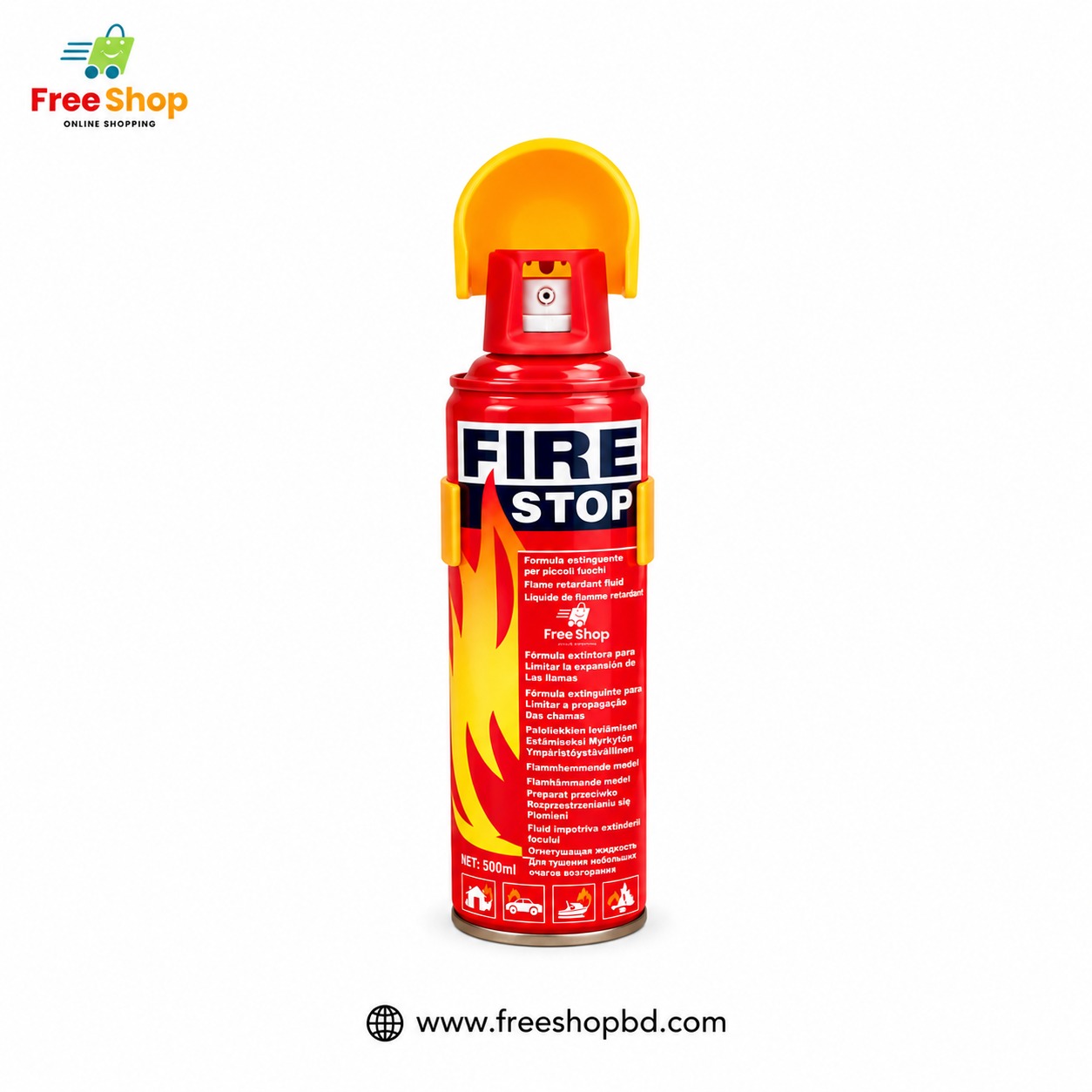 Fire Stop (Portable Mini Fire Extinguisher Foam Spray)