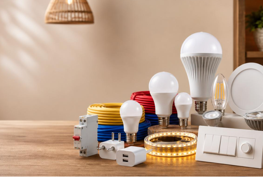 বৈদ্যুতিক সরঞ্জাম কেনার সম্পূর্ণ গাইড: LED লাইট, সুইচ, সার্কিট ব্রেকার ও সোলার সলিউশন