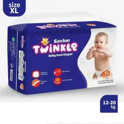 Savlon Twinkle Baby Pant Diaper Size XL (12-20 kg)
