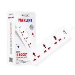 MAXLINE High-Grade 3 Socket Multi-Extension Socket / Power Strip