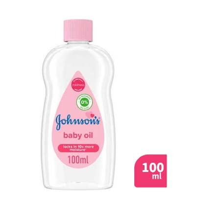 Johnson’s Baby Oil – Locks in 10x More Moisture (100 ml)