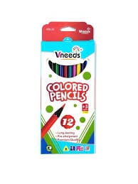 Vneeds Colored Pencils Red Pack