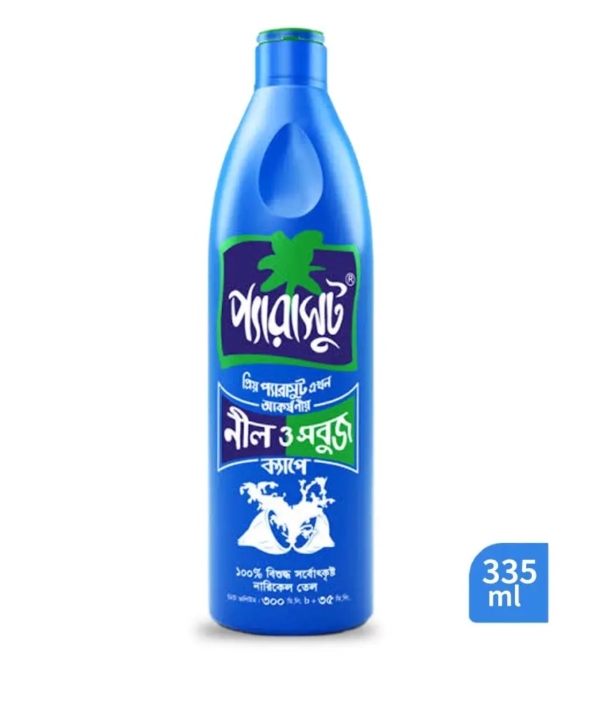 Parachute 100% Pure Coconut Oil (335 ml) – Deep Nourishment Mega Pack for Strong & Naturally Beautiful Hair!