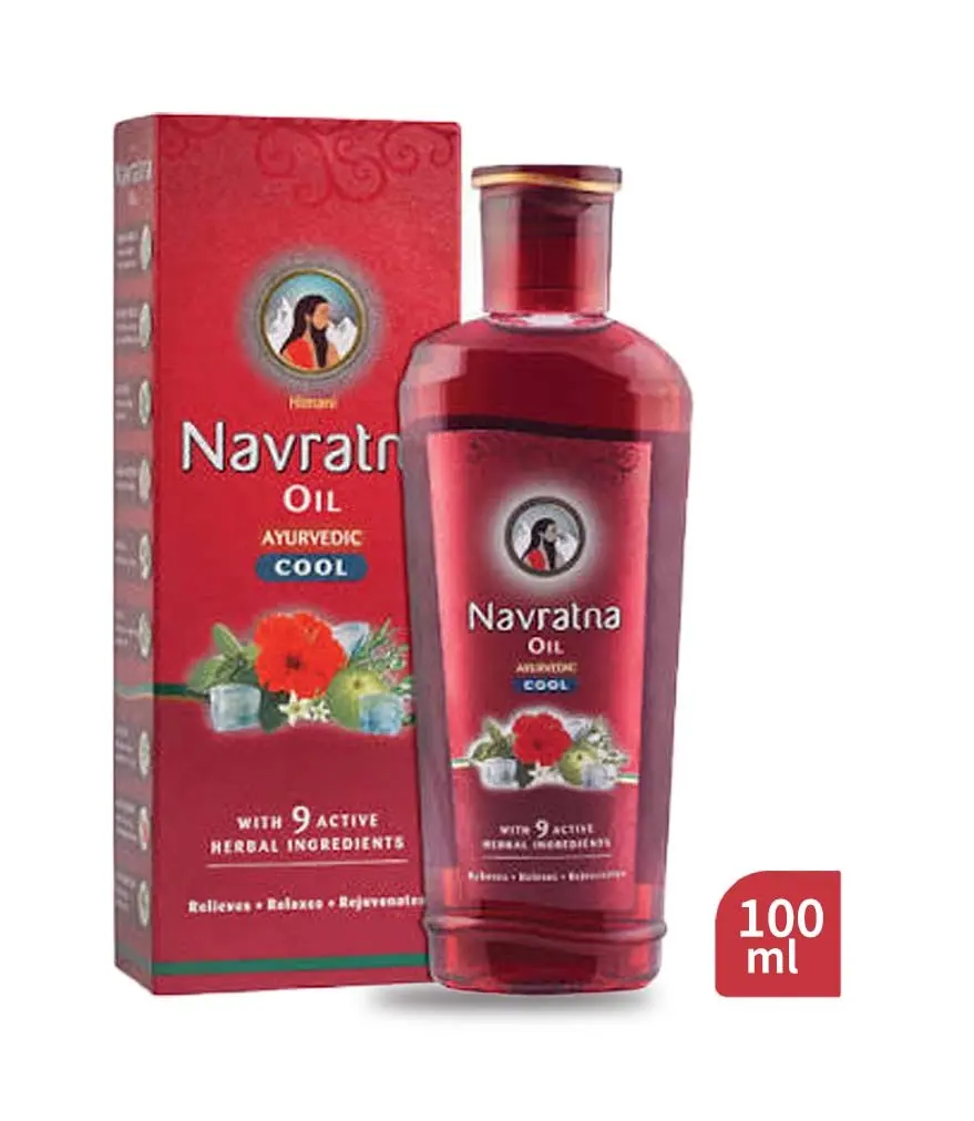 Himani Navratna Ayurvedic Cool Oil (100 ml) – Ultimate Stress Relief & Herbal Cooling Care!