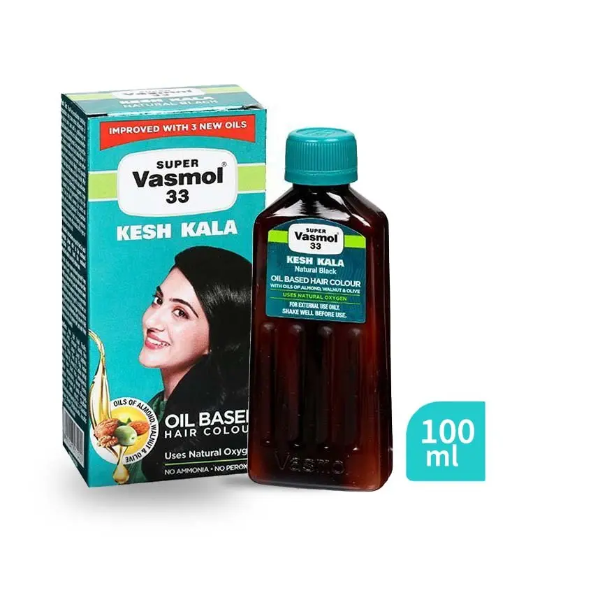 Super Vasmol 33 Kesh Kala Hair Colour (100ml)