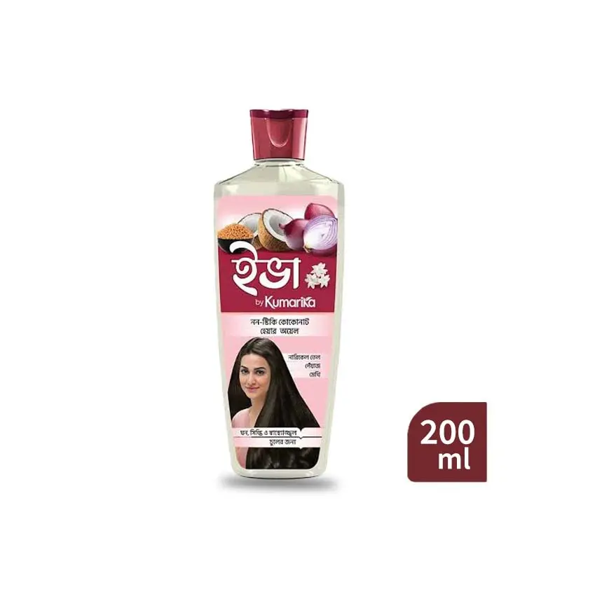 EVA Non-Sticky Coconut Hair Oil 200ml