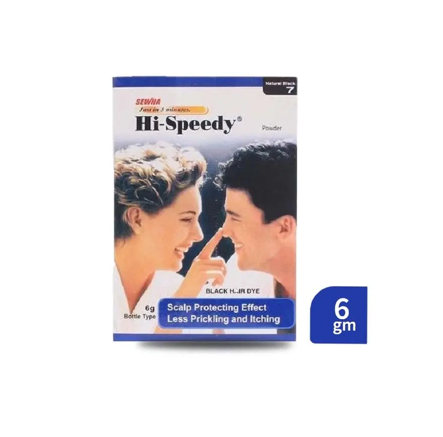 Sewha Hi-Speedy Black Hair Dye Powder (6 gm)