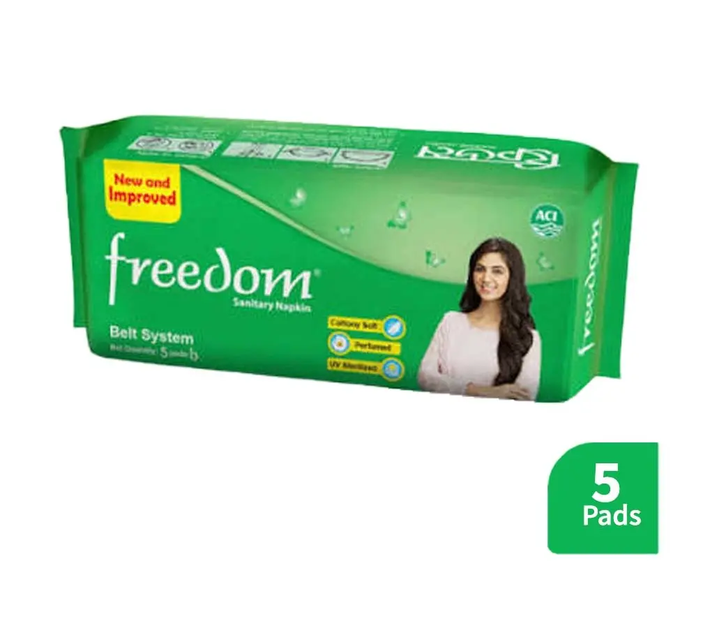 Freedom Sanitary Napkin Belt System (5 Pads)