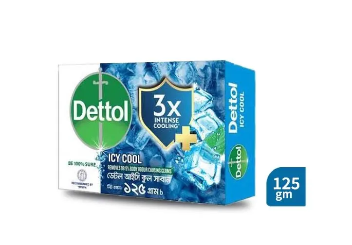 Dettol Icy Cool Soap (125 gm)