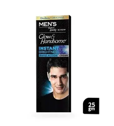 Glow & Handsome Instant Brightness Rapid Action Cream (25 gm)