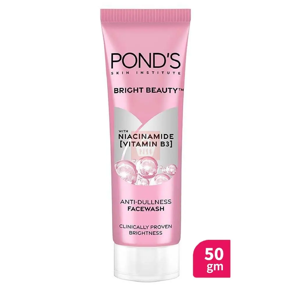 Pond's Bright Beauty Anti-Dullness Face Wash with Niacinamide 50gm