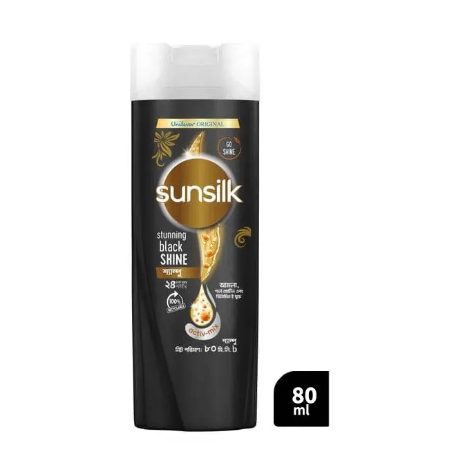 Sunsilk Stunning Black Shine Shampoo 80ml