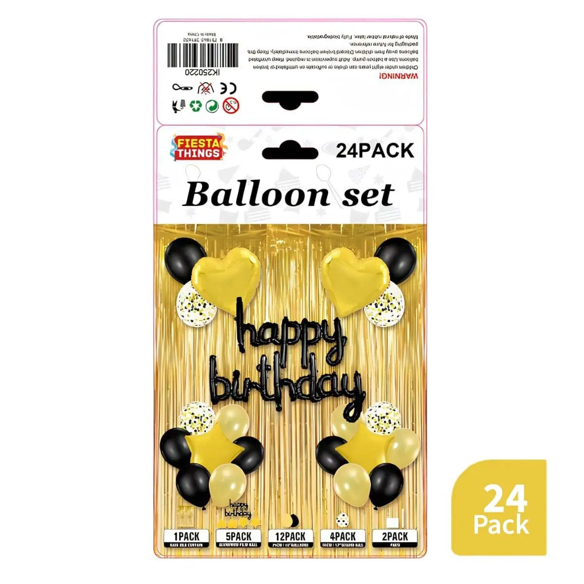 Fiesta Things Balloon Set 24 Pack